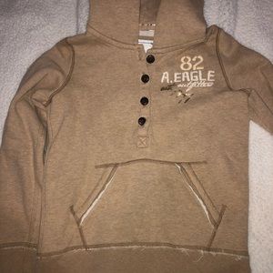 American Eagle Button Sweatshirt